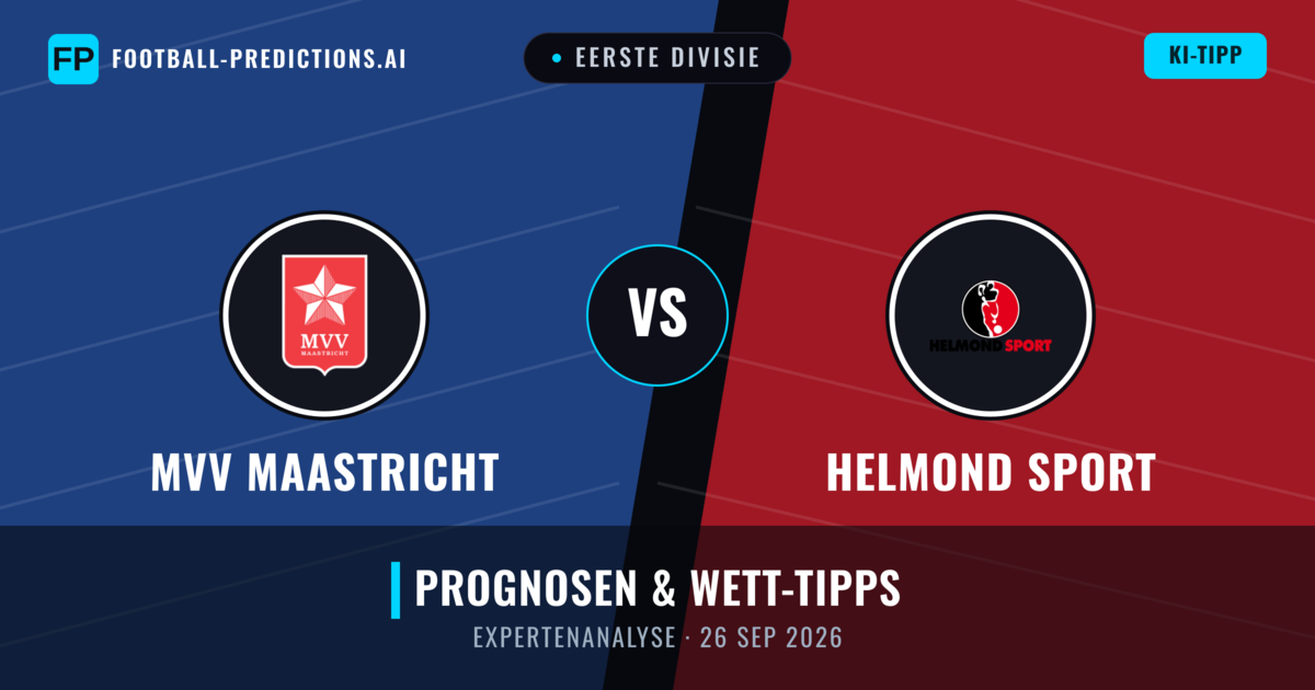 MVV Maastricht vs Helmond Sport — Prognose und Spielvorschau