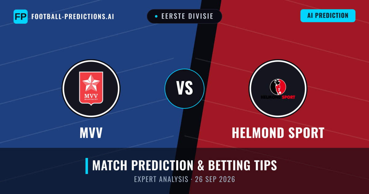 MVV vs Helmond Sport — match prediction & preview