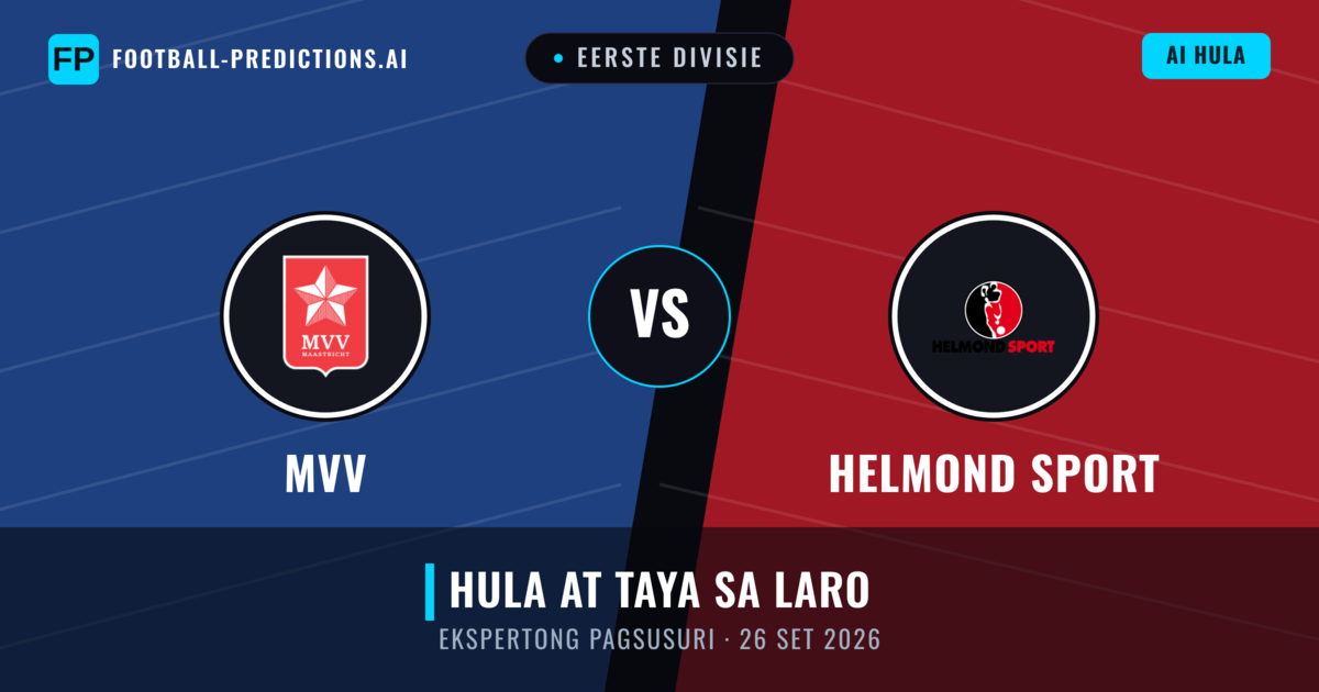 MVV vs Helmond Sport — hula at preview ng laban