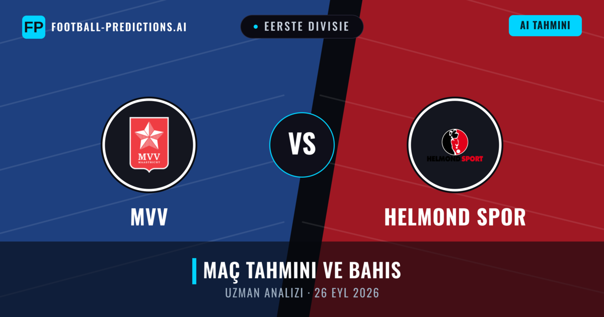 MVV - Helmond Spor — maç tahmini ve önizleme