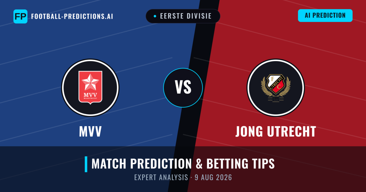 MVV vs Jong Utrecht — match prediction & preview