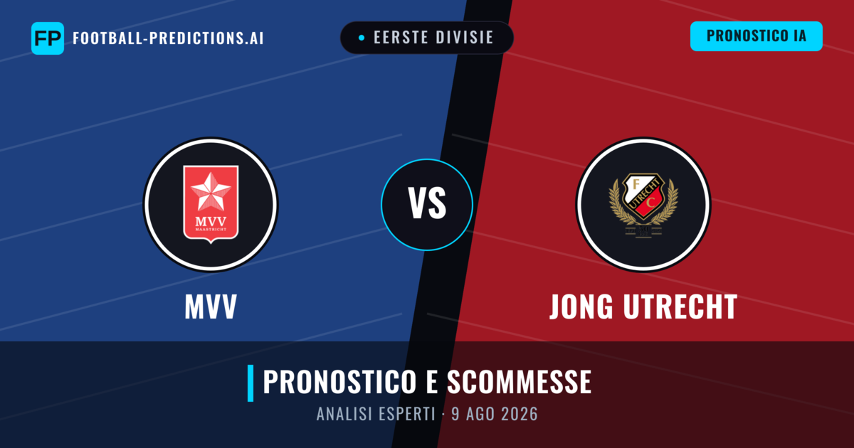 MVV vs Jong Utrecht — pronostico e anteprima del match