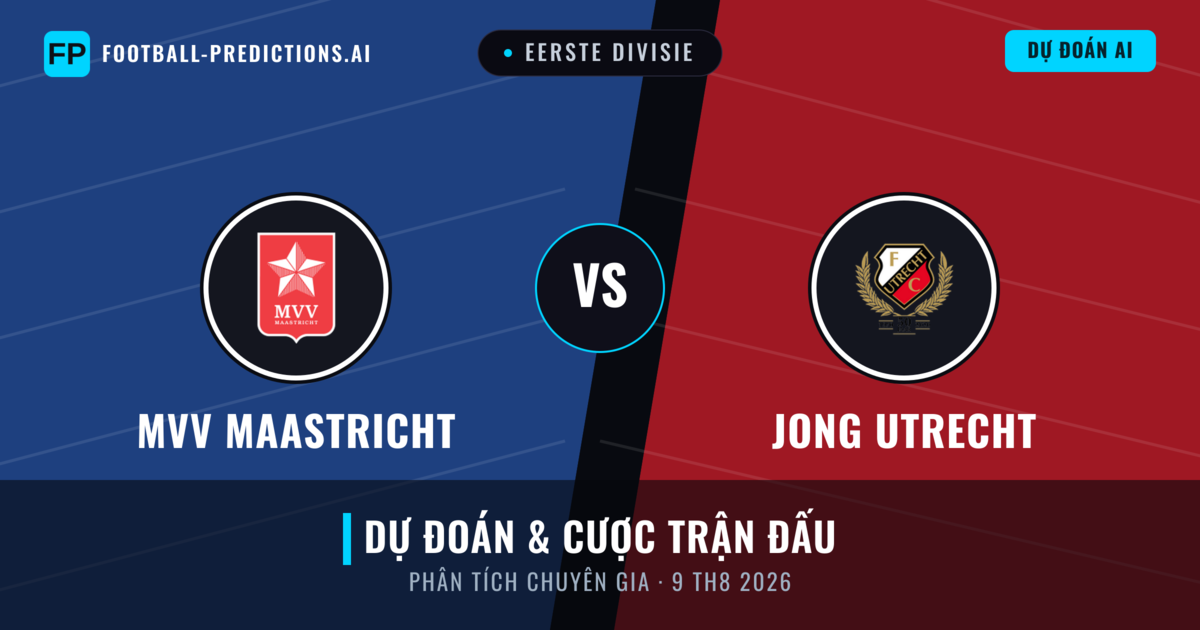 MVV Maastricht vs Jong Utrecht — dự đoán và xem trước trận đấu