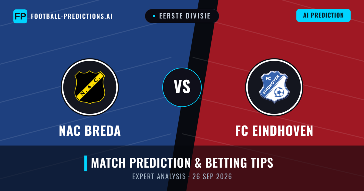 NAC Breda vs FC Eindhoven — match prediction & preview