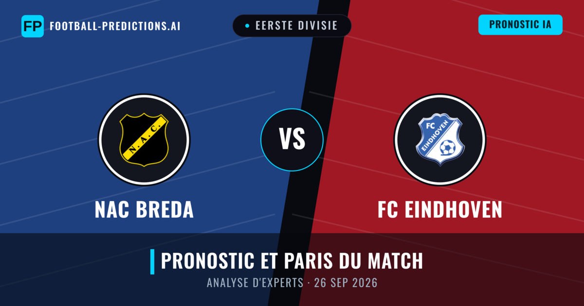 NAC Breda vs FC Eindhoven — pronostic et avant-match