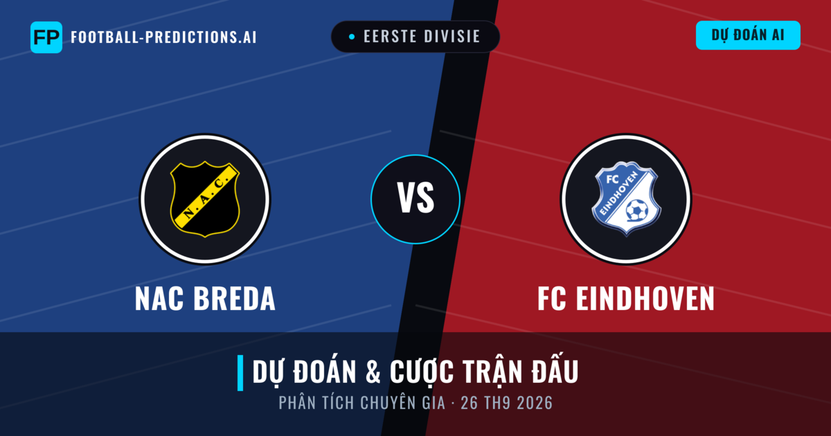 NAC Breda vs FC Eindhoven — dự đoán và xem trước trận đấu