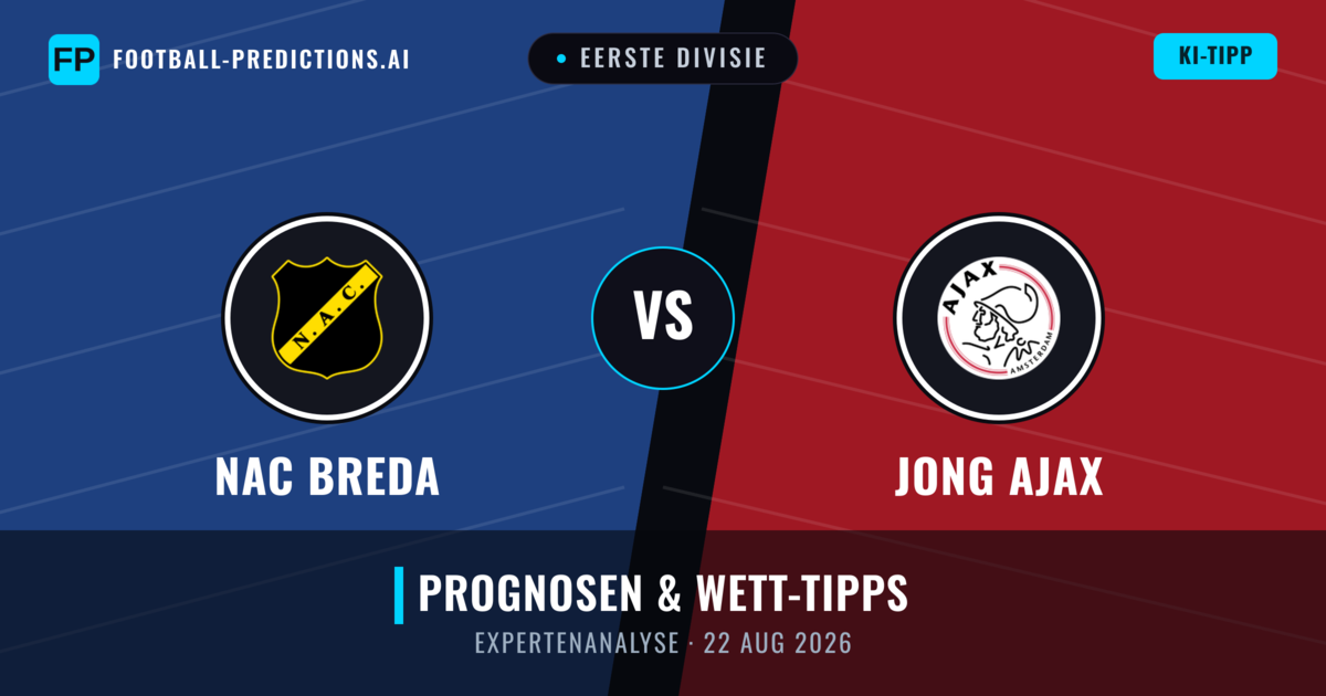 NAC Breda vs Jong Ajax — Prognose und Spielvorschau