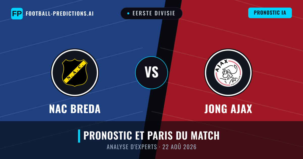NAC Breda vs Jong Ajax — pronostic et avant-match