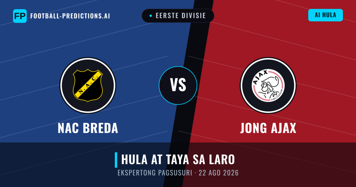 NAC Breda vs Jong Ajax — hula at preview ng laban