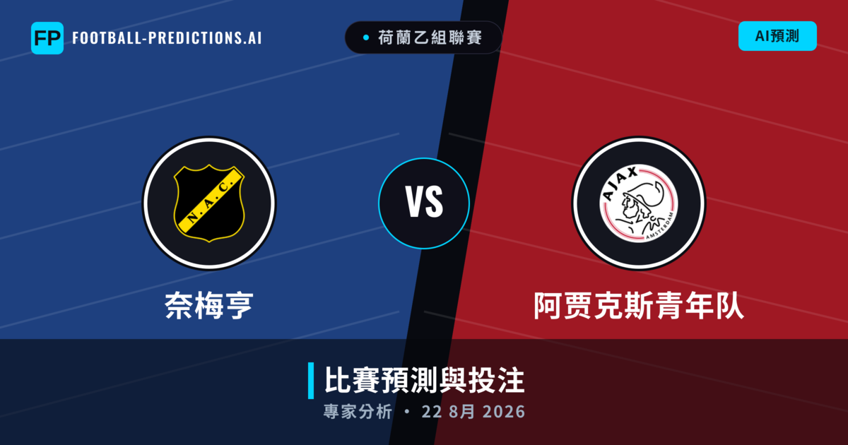 奈梅亨 vs 阿贾克斯青年队 — 比赛预测和前瞻