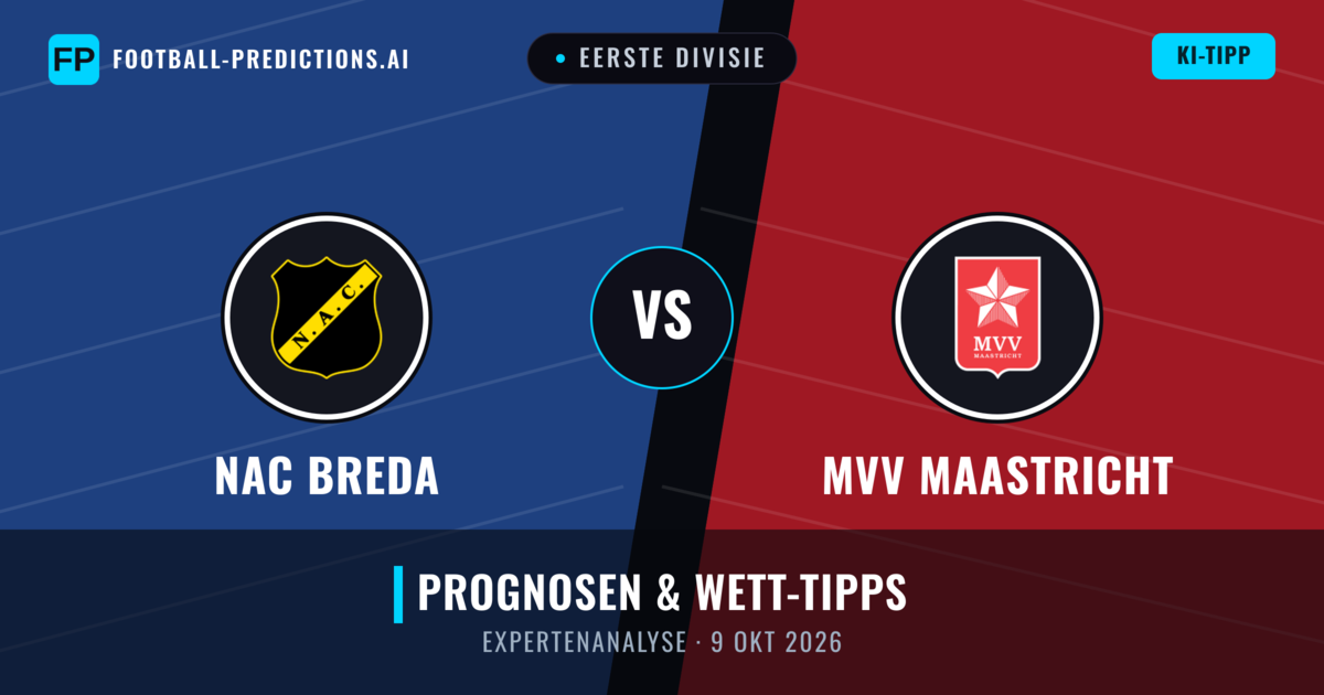 NAC Breda vs MVV Maastricht — Prognose und Spielvorschau