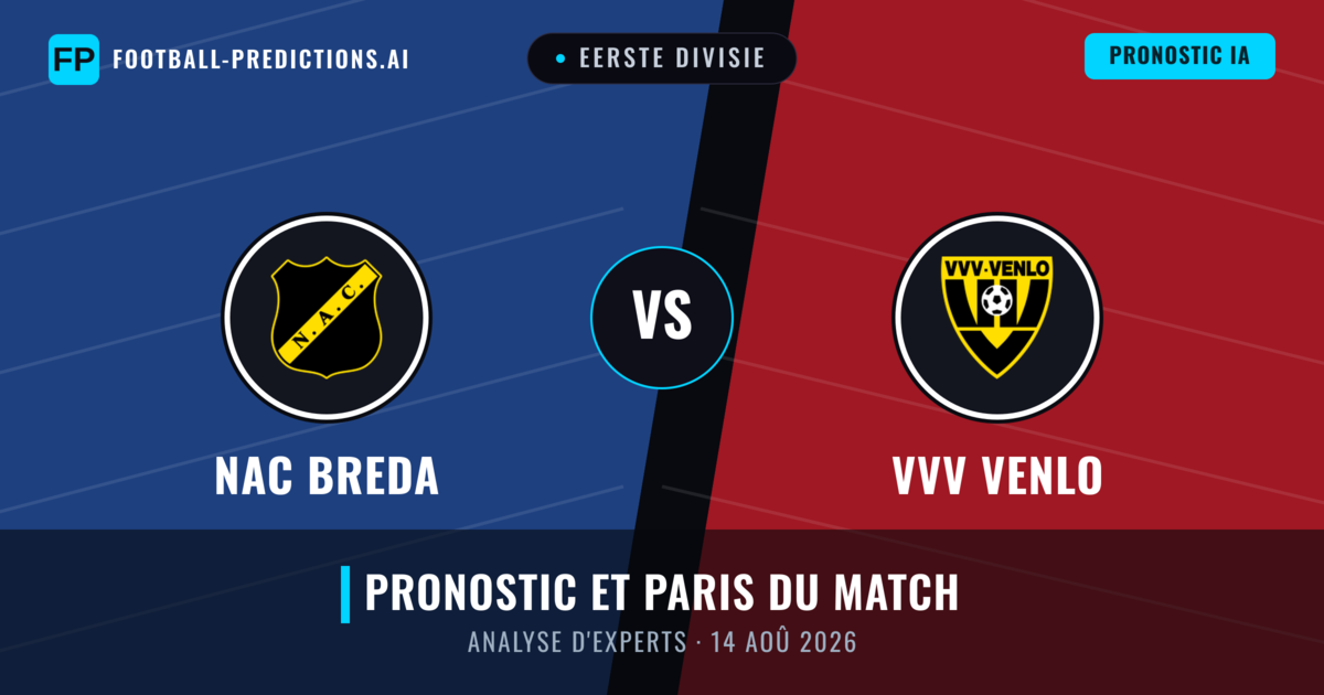 NAC Breda vs VVV Venlo — pronostic et avant-match