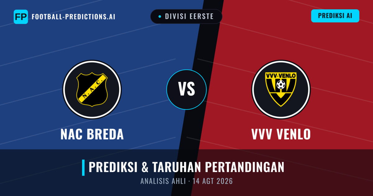 NAC Breda vs VVV Venlo — prediksi dan pratinjau pertandingan