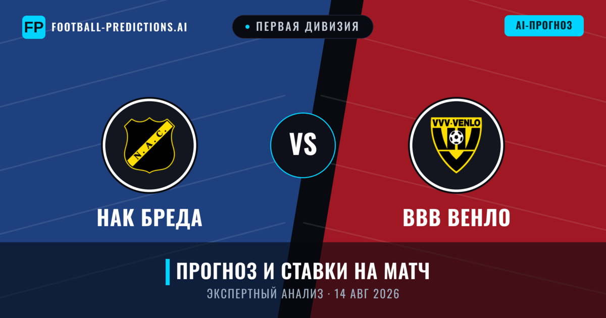 НАК Бреда – ВВВ Венло — прогноз и превью матча