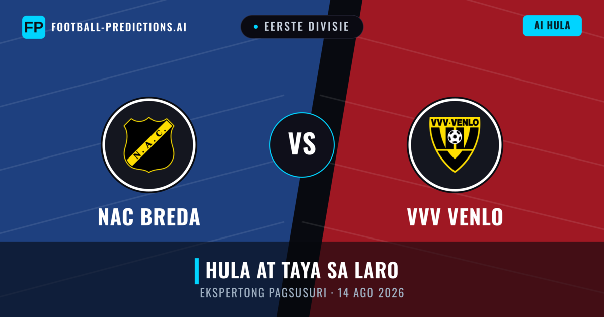 NAC Breda vs VVV Venlo — hula at preview ng laban