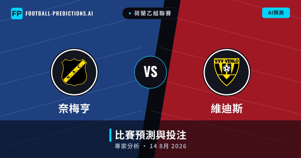 奈梅亨 vs 維迪斯 — 比赛预测和前瞻