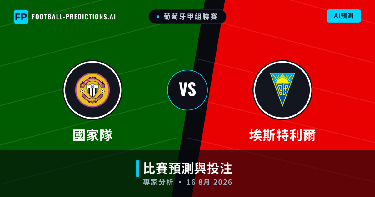國家隊 vs 埃斯特利爾 — 比赛预测和前瞻