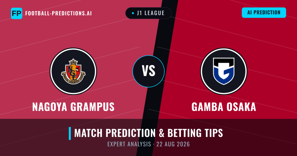 Nagoya Grampus vs Gamba Osaka — match prediction & preview