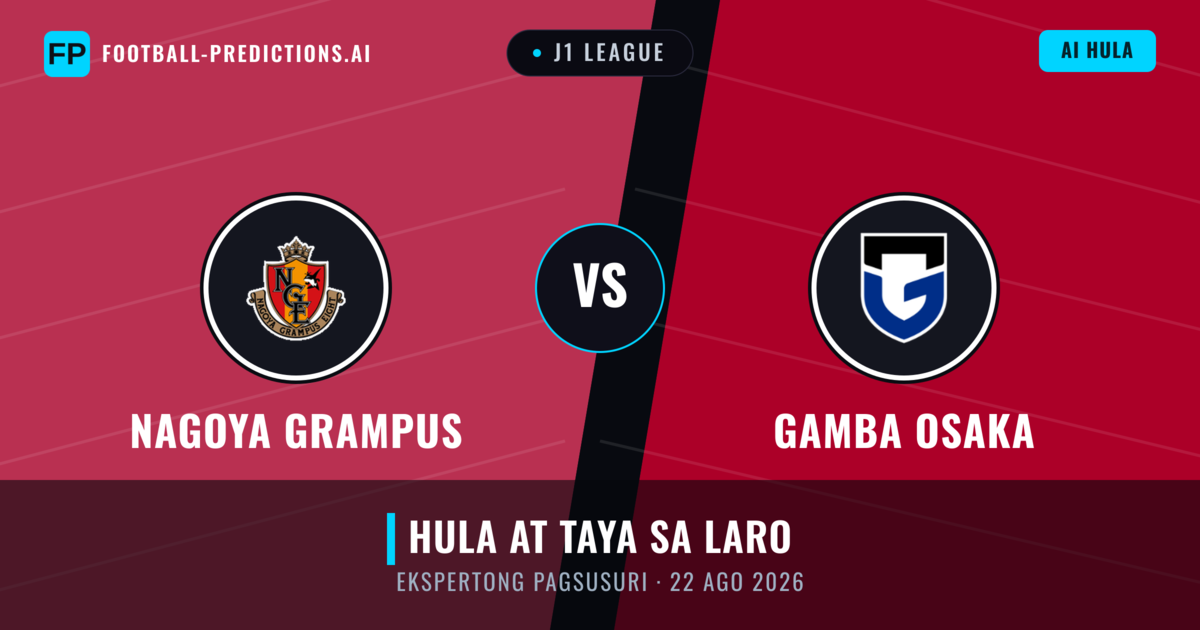 Nagoya Grampus vs Gamba Osaka — hula at preview ng laban