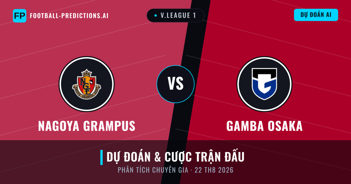 Nagoya Grampus vs Gamba Osaka — dự đoán và xem trước trận đấu