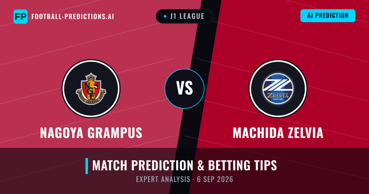 Nagoya Grampus vs Machida Zelvia — match prediction & preview