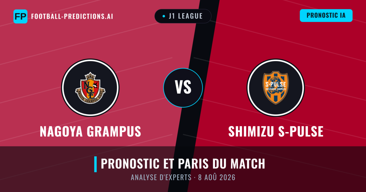 Nagoya Grampus vs Shimizu S-Pulse — pronostic et avant-match