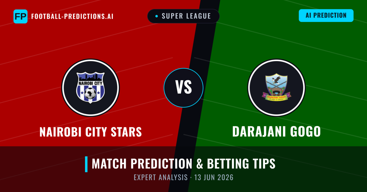 Nairobi City Stars vs Darajani Gogo — match prediction & preview