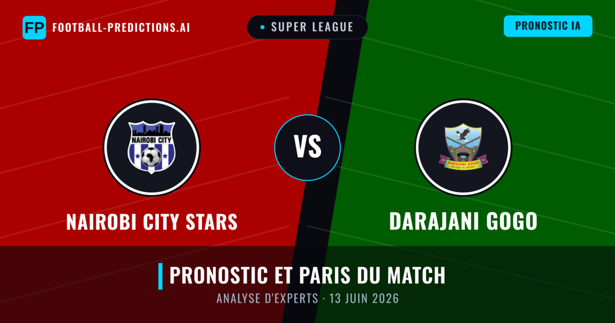 Nairobi City Stars vs Darajani Gogo — pronostic et avant-match