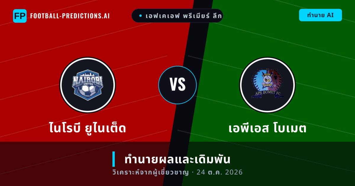 ไนโรบี ยูไนเต็ด พบ เอพีเอส โบเมต — ทำนายผลและพรีวิวการแข่งขัน