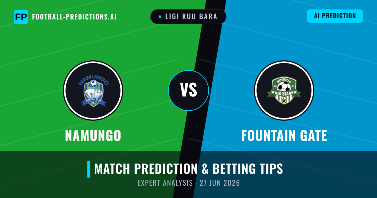 Namungo vs Fountain Gate — match prediction & preview