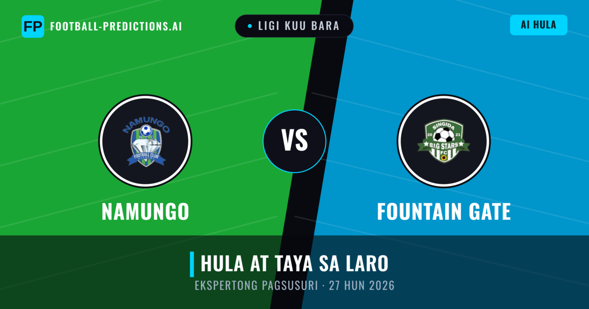 Namungo vs Fountain Gate — hula at preview ng laban