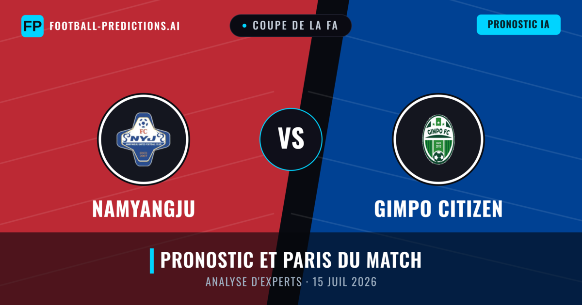 Namyangju vs Gimpo Citizen — pronostic et avant-match