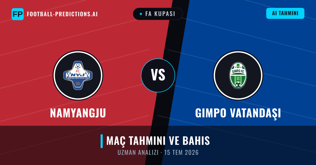 Namyangju - Gimpo Vatandaşı — maç tahmini ve önizleme