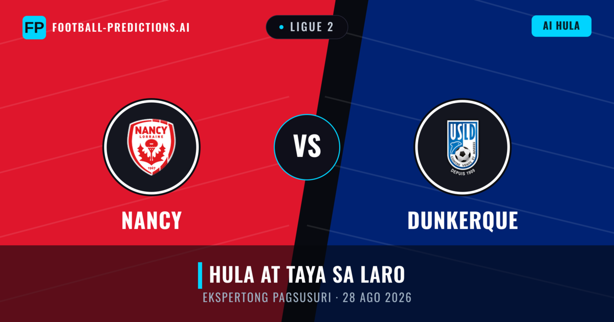 Nancy vs Dunkerque — hula at preview ng laban