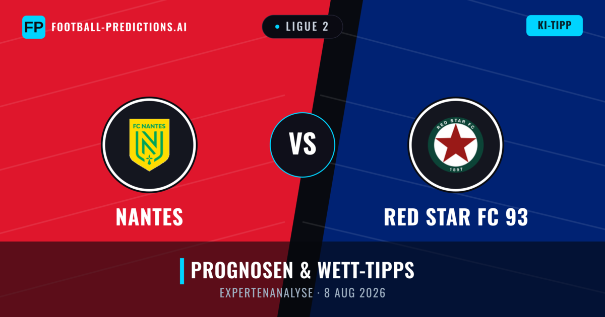 Nantes vs RED Star FC 93 — Prognose und Spielvorschau