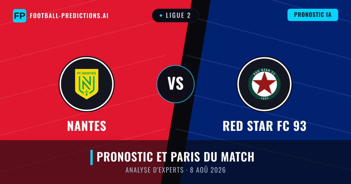 Nantes vs Red Star FC 93 — pronostic et avant-match