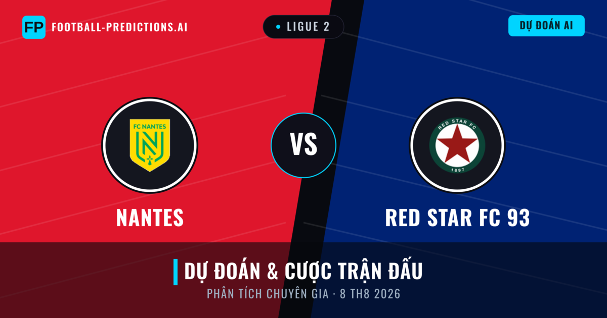 Nantes vs RED Star FC 93 — dự đoán và xem trước trận đấu