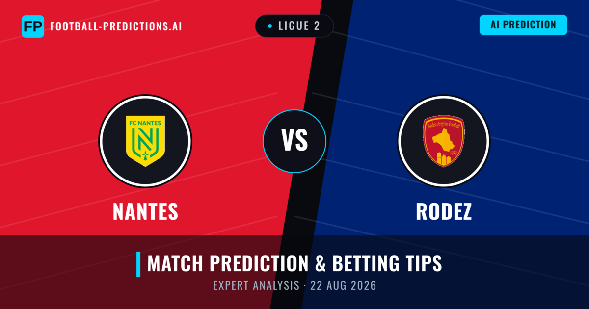 Nantes vs Rodez — match prediction & preview