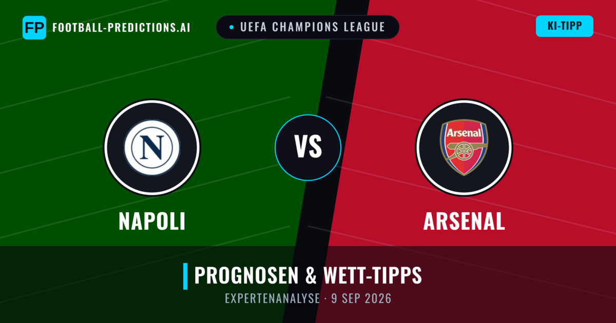 Napoli vs Arsenal — Prognose und Spielvorschau