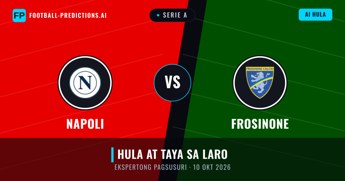 Napoli vs Frosinone — hula at preview ng laban