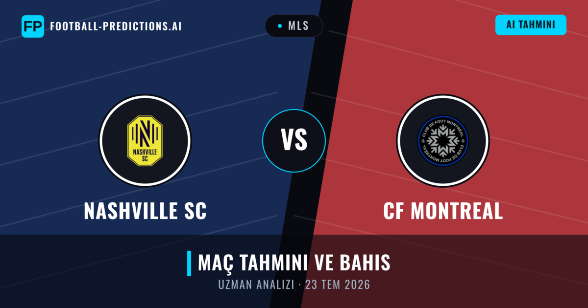 Nashville SC - CF Montreal — maç tahmini ve önizleme