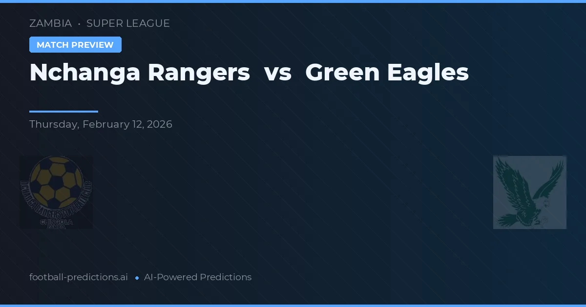 Nchanga Rangers - Green Eagles — maç tahmini ve önizleme