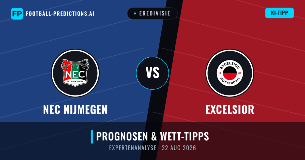 NEC Nijmegen vs Excelsior — Prognose und Spielvorschau