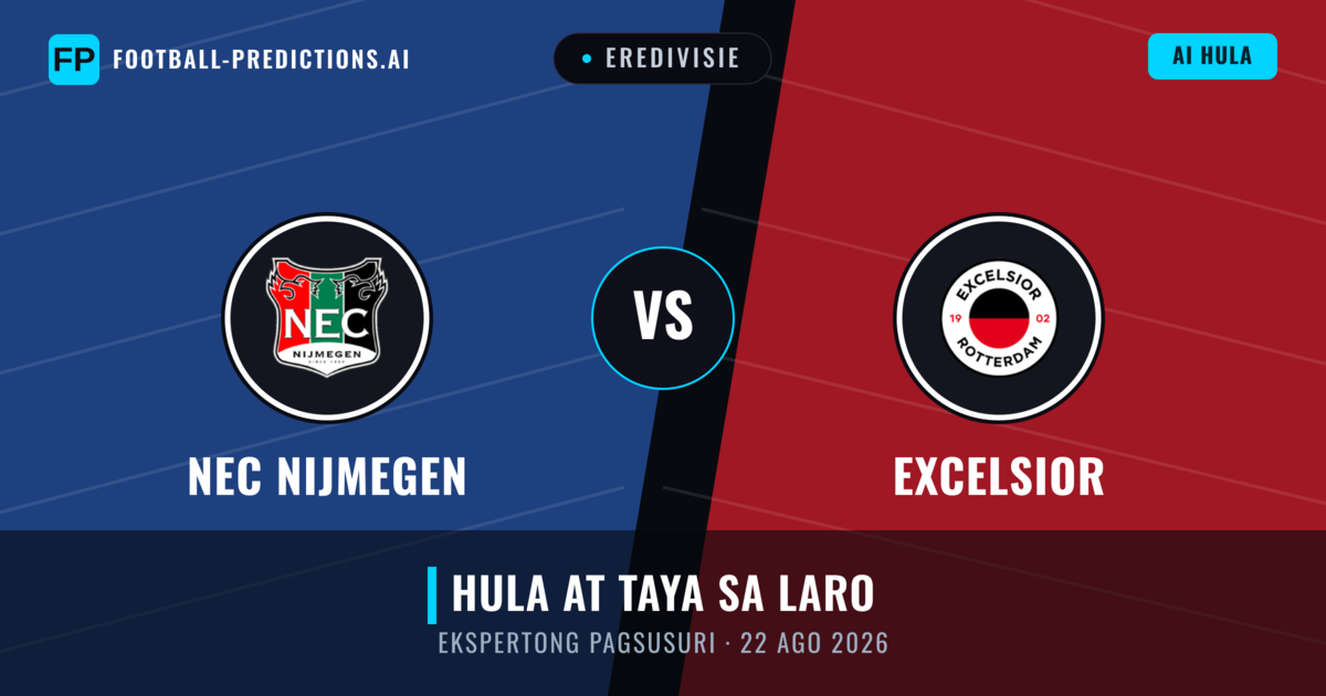 NEC Nijmegen vs Excelsior — hula at preview ng laban