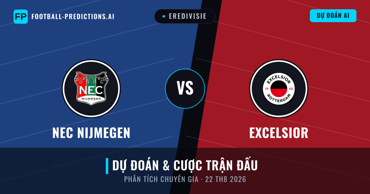 NEC Nijmegen vs Excelsior — dự đoán và xem trước trận đấu