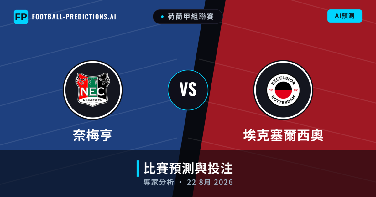 奈梅亨 vs 埃克塞爾西奧 — 比赛预测和前瞻