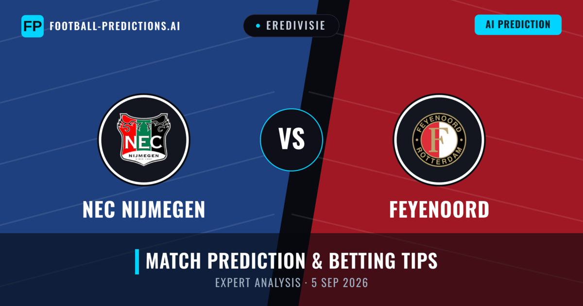 NEC Nijmegen vs Feyenoord — match prediction & preview
