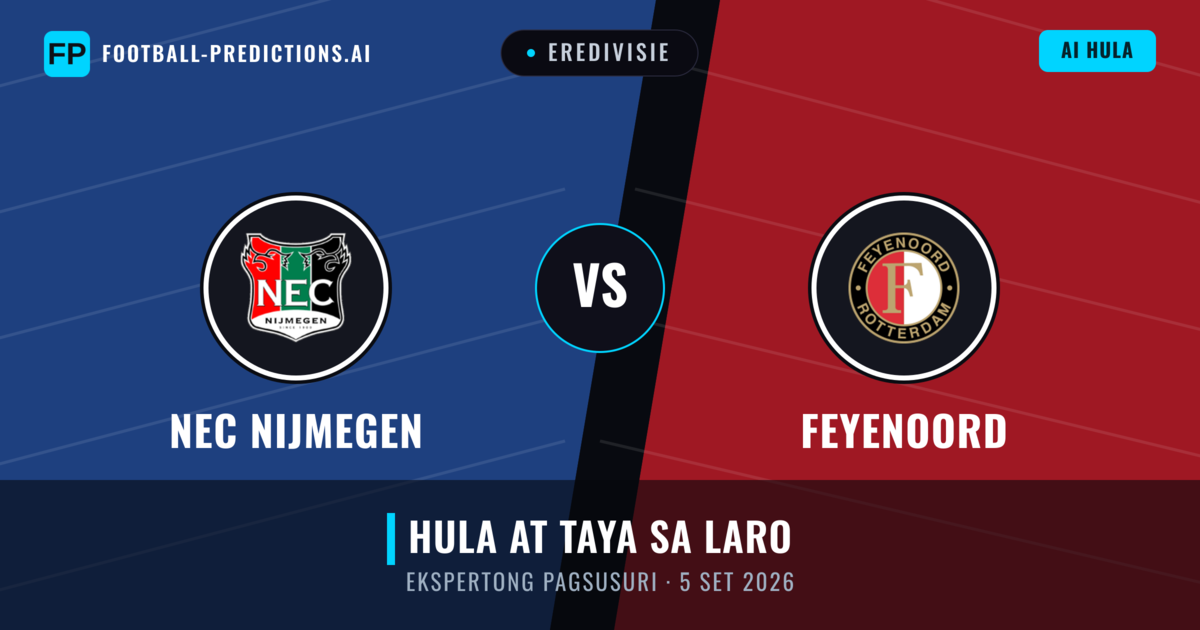 NEC Nijmegen vs Feyenoord — hula at preview ng laban