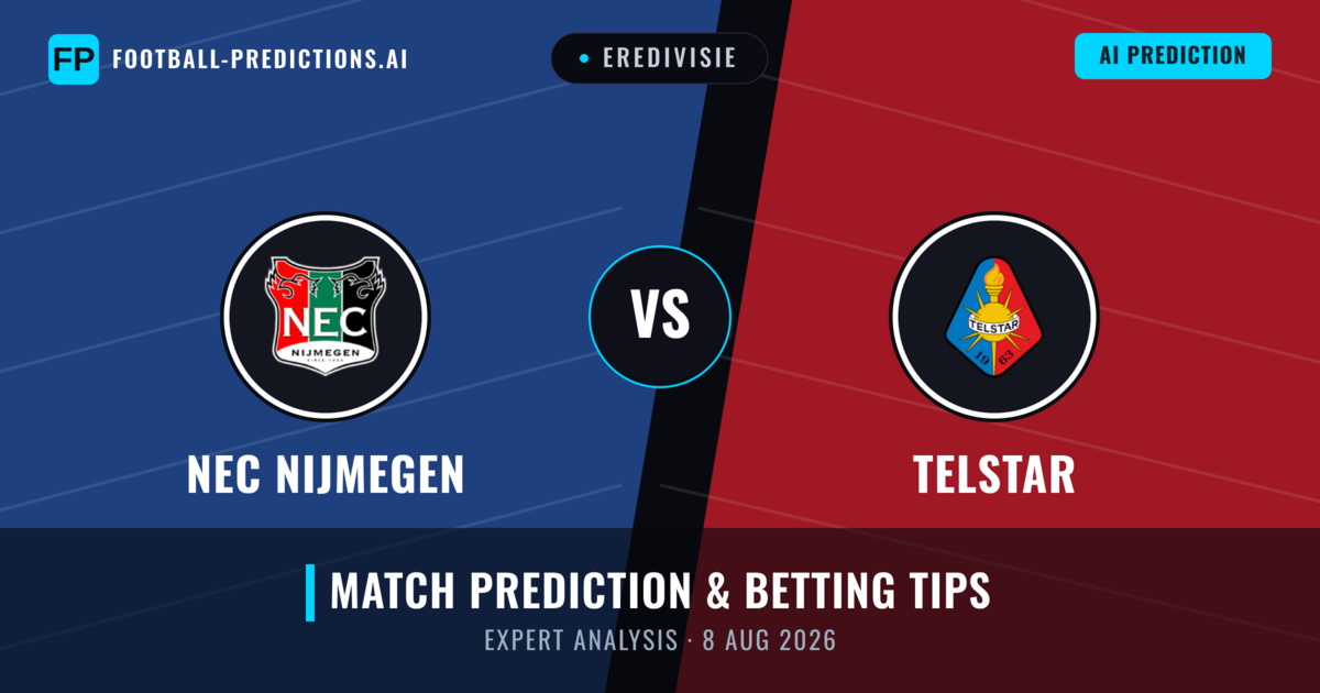 NEC Nijmegen vs Telstar — match prediction & preview