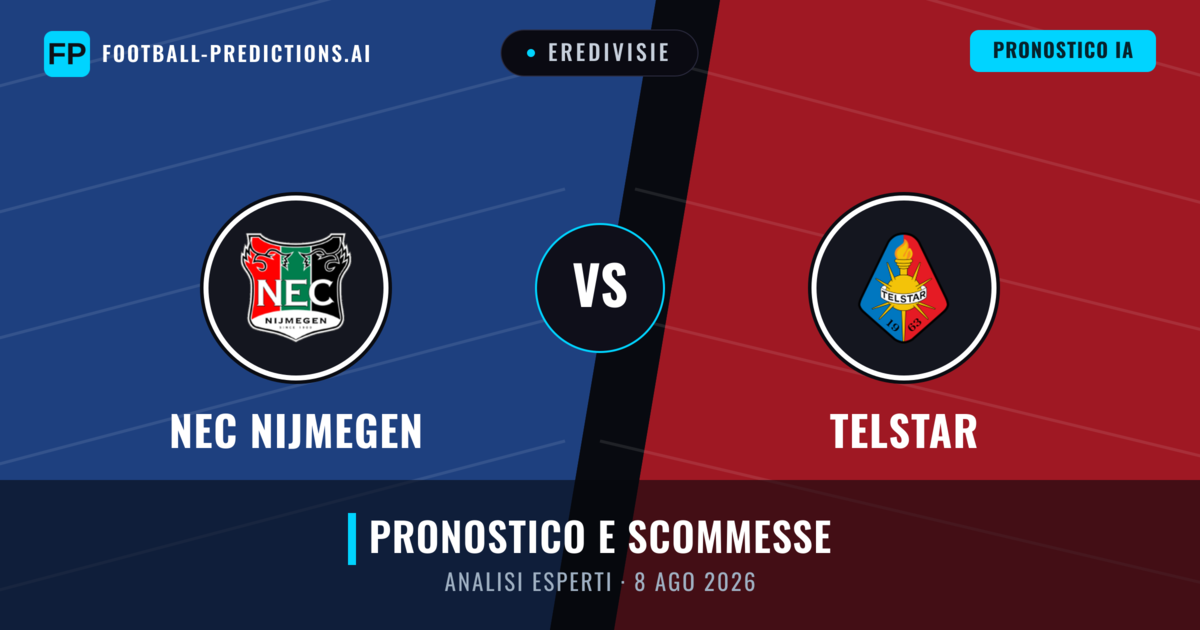 NEC Nijmegen vs Telstar — pronostico e anteprima del match